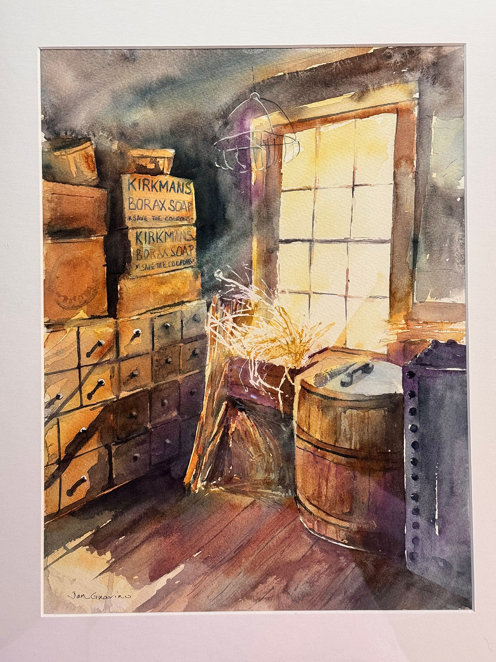 Jan Guarino:  “Fearless Watercolor”