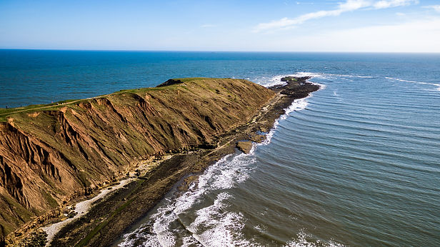 Filey Brigg Flycam UK