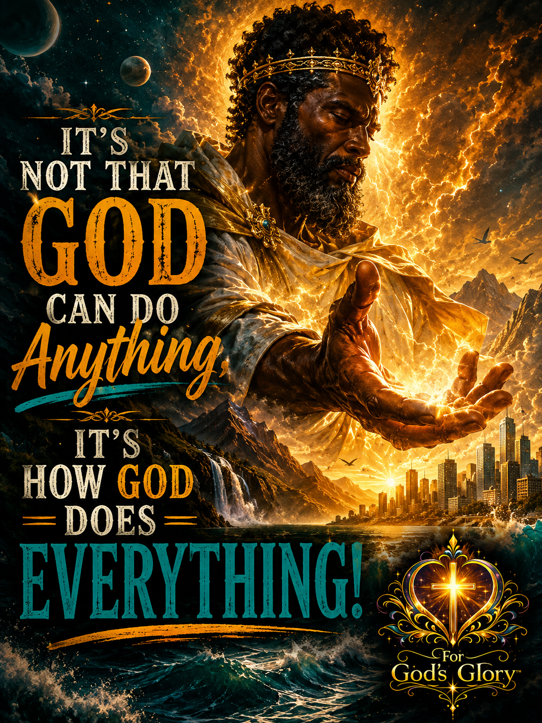 Personal Quotes From God - It's Not That God Can Do Anything - T-Shirts