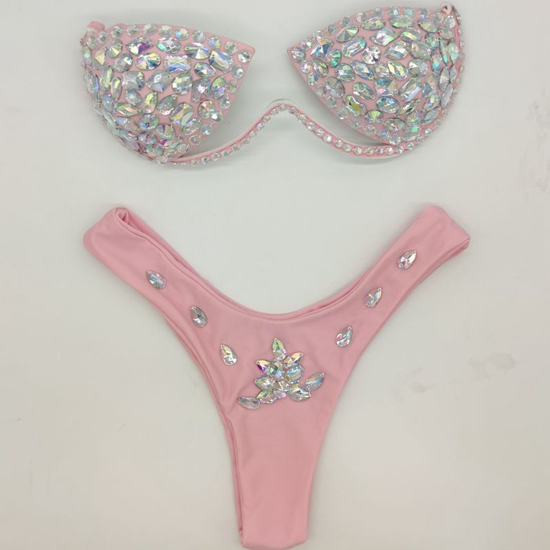 Thumbnail: 2020 venus vacation Newly added bikini set rhinestone swimwear diamond bathing s