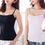 Thumbnail: 2PCS Summer Sexy Camisoles For Women Crop Top No Pad Tops Sleeveless Shirt Sexy 