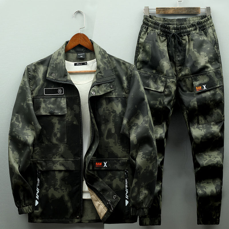 Thumbnail: Camouflage Clothing Spring And Autumn Thin Outdoor Sports Leisure Multi-pocket S