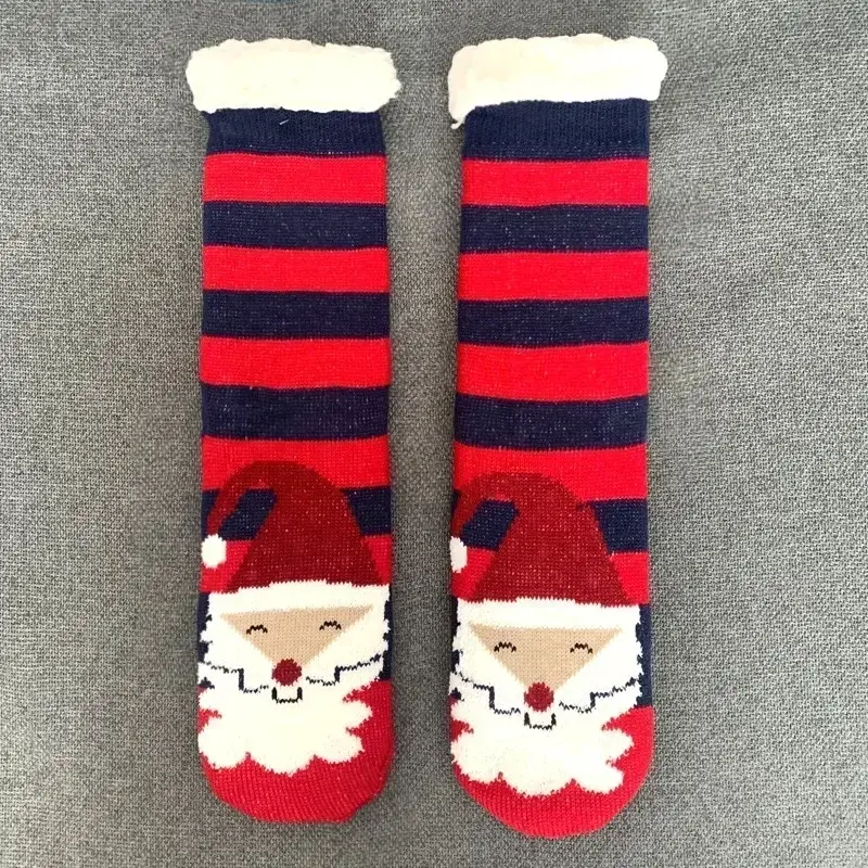 Thumbnail: Fuzzy Fluffy Sock Women Winter Christmas Gift Warm Plush Non slip Home Sleeping 