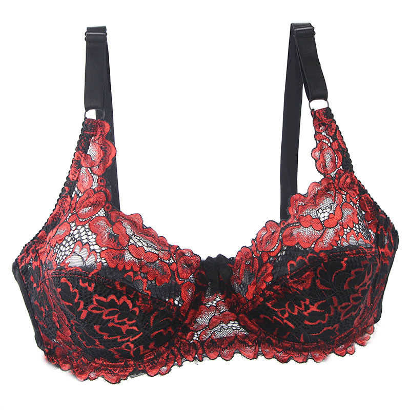 Thumbnail: 2022 New Sexy Lace Bras For Women Push Up Underwear Seamless Plus Size BH Backle