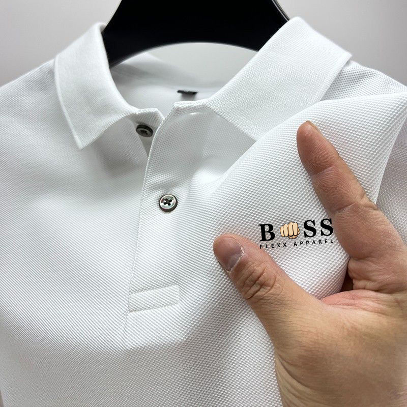 2025 Business POLO Shirt Sweat-absorbing Top T-shirt Men's Printed Shirt Brand C