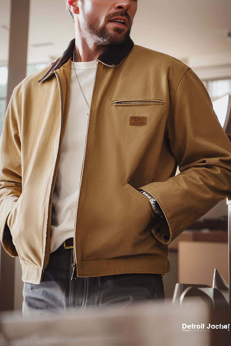 Marden J001 Detroit American Retro Lapel Parka