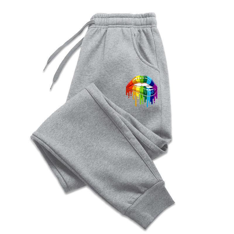 Thumbnail: Women's Sweat Pants Women Cotton Loose Trousers Men Plus Size High Waist Joggers