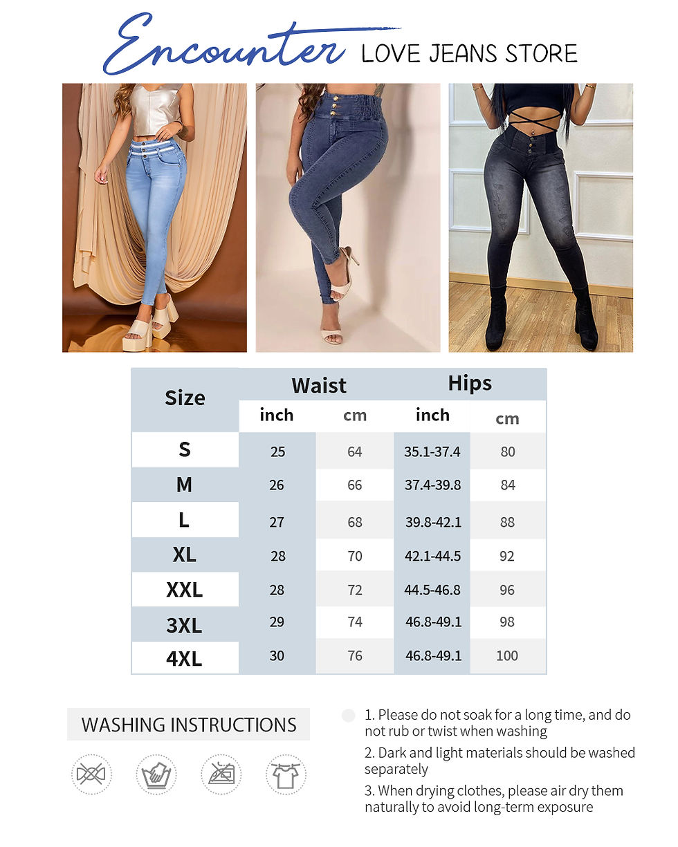 Thumbnail: Sexy Skinny Slim Fit High Waist  Jeans for Women Trendy Demin Pants Party Peach 