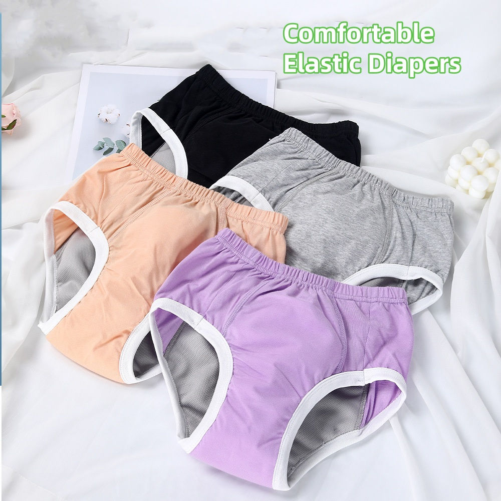 Reusable Washable Pull-Up Diapers for Adults Elderly Leak-Proof Incontinence Pan