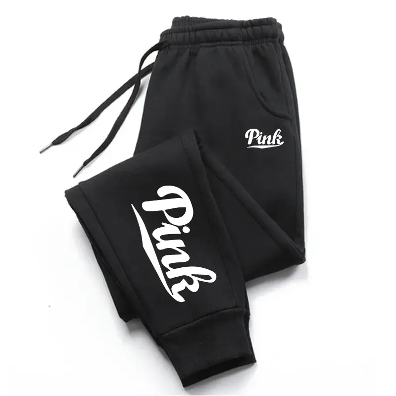 Thumbnail: Outdoors Women's Pants High Quality Sweatpants Elastic Band Woman Trousers Joggi