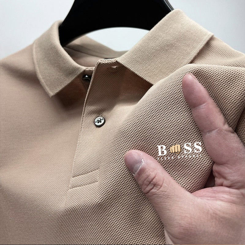 Thumbnail: 2025 Business POLO Shirt Sweat-absorbing Top T-shirt Men's Printed Shirt Brand C