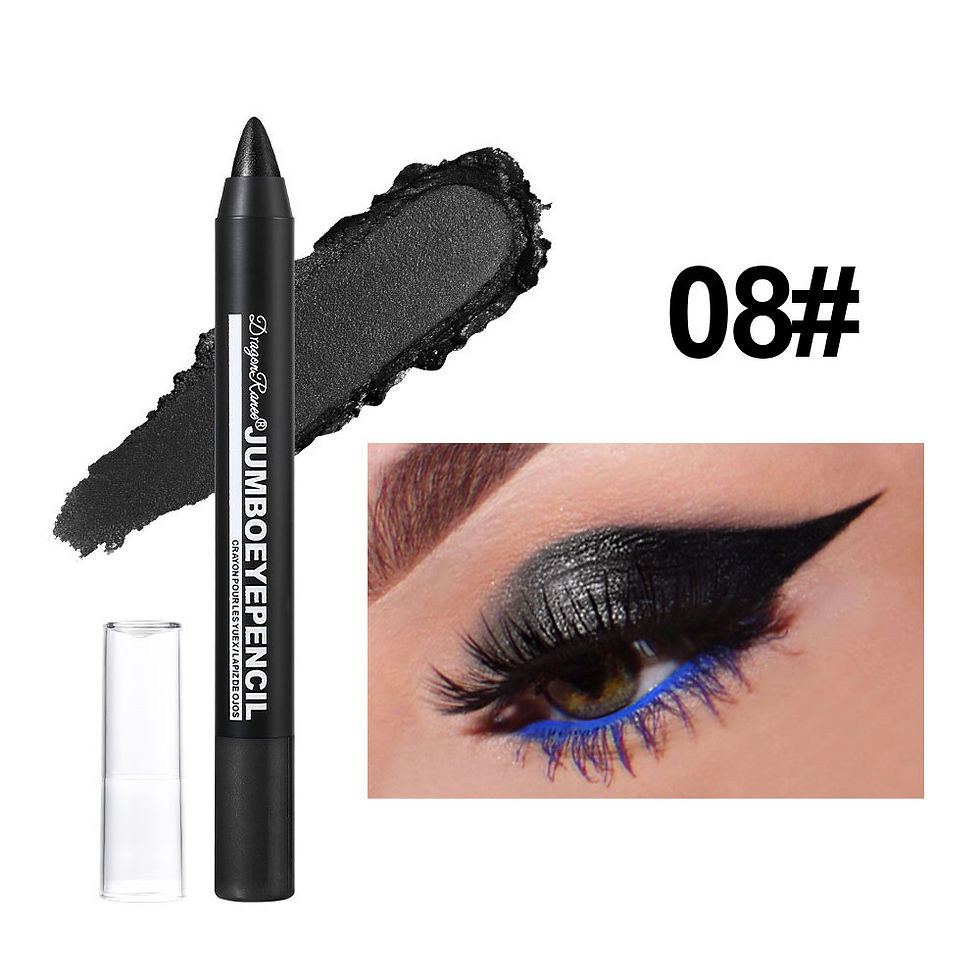 Thumbnail: Smoky Dark Green Eyeshadow Pencil Stick Waterproof Pearlescent 12 Colors Metalli