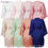 Thumbnail: Wholesale 8 Colors of Robes with Lace Cuffs and Hem Women's Pajamas Popular Pure