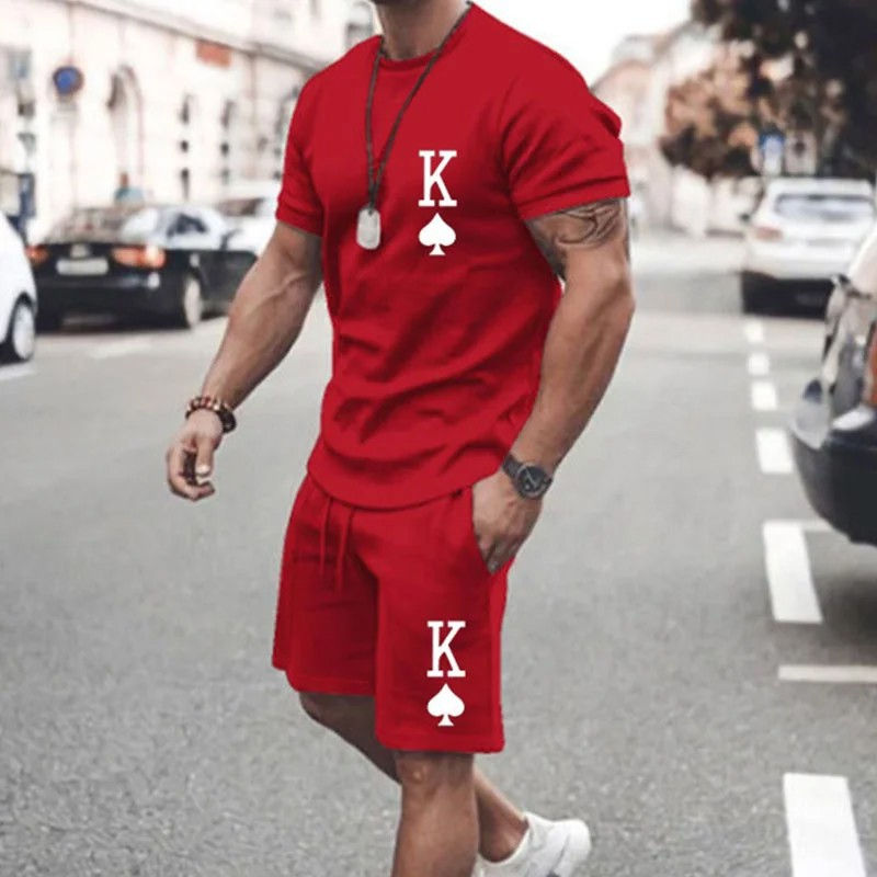 Thumbnail: Daily Outdoor Beach Shorts Street Urban Fashion T-shirt Summer 3D Print Men's Se