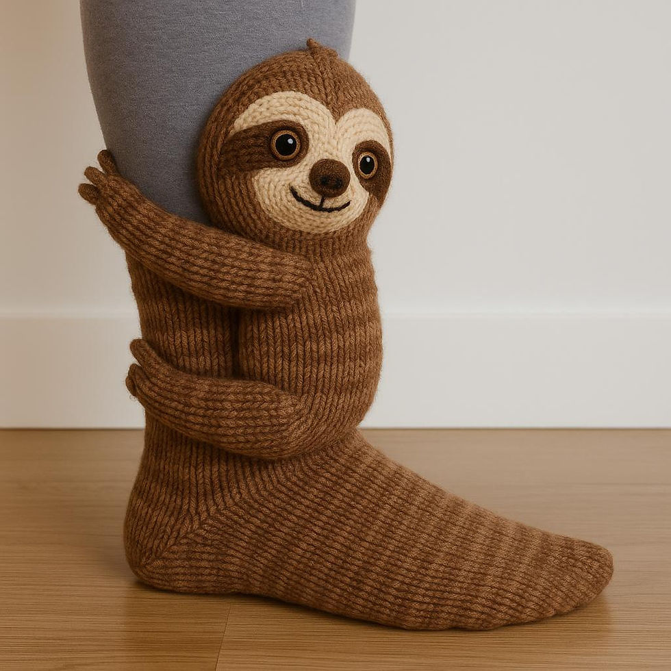 Thumbnail: 3D Knitted Animal Cute Socks Cozy Fuzzy Thick Warm Plush Kawaii Socks for Women 