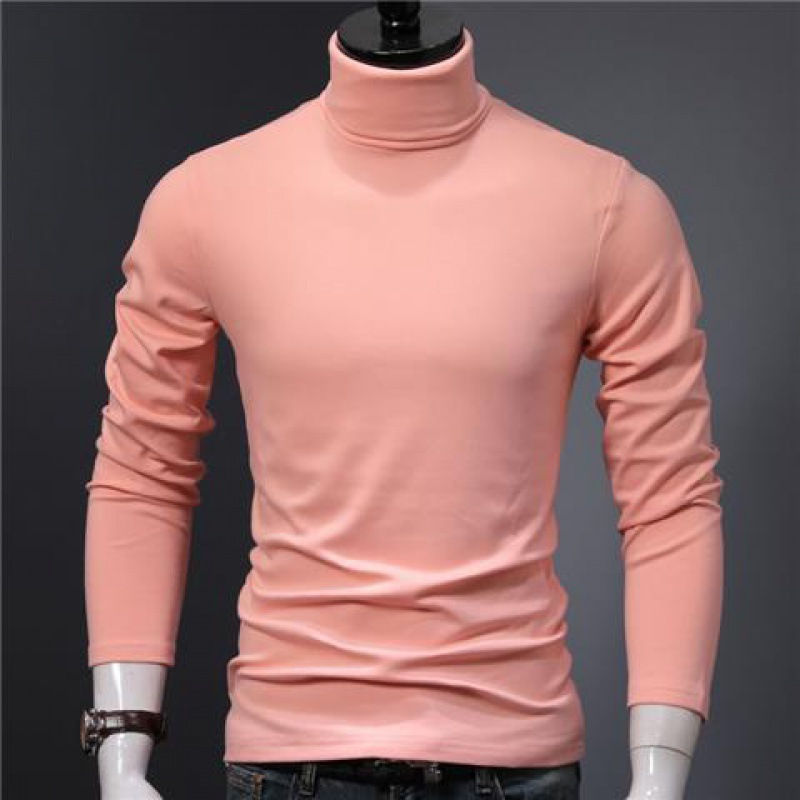 Thumbnail: 2023 new Man Thermal Turtleneck Casual Sleepwear Shirt S-2XL Sleeve Long Slim Co