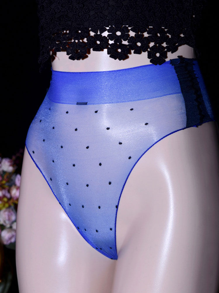 Women High Waist Ultra-thin Briefs 1D Full Transparent Traceless Sexy Panties Do