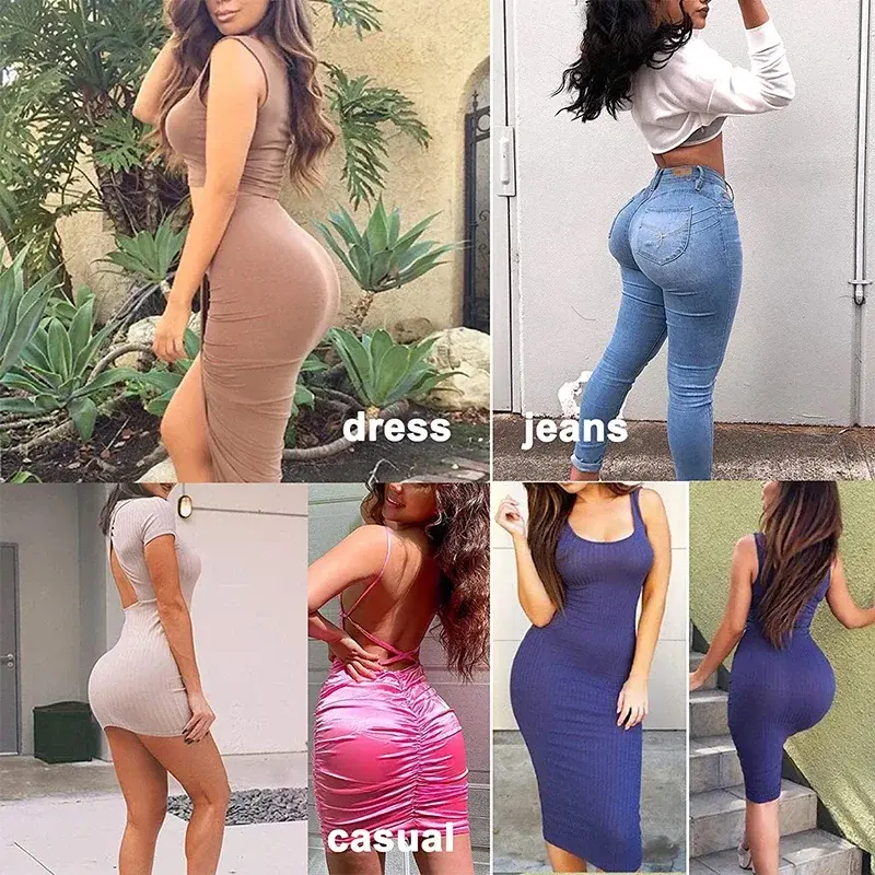 Thumbnail: Dimmkof Sexy Buttock Shapewear Women's Seamless Thigh Smooth High Waist Tummy Co