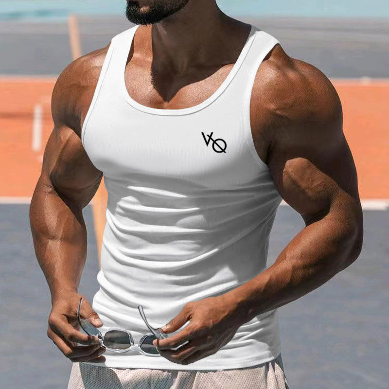 Thumbnail: 2025 Men's Tank Top Summer Gym Exercise Tank Top Square Collar Sleeveless T-shir