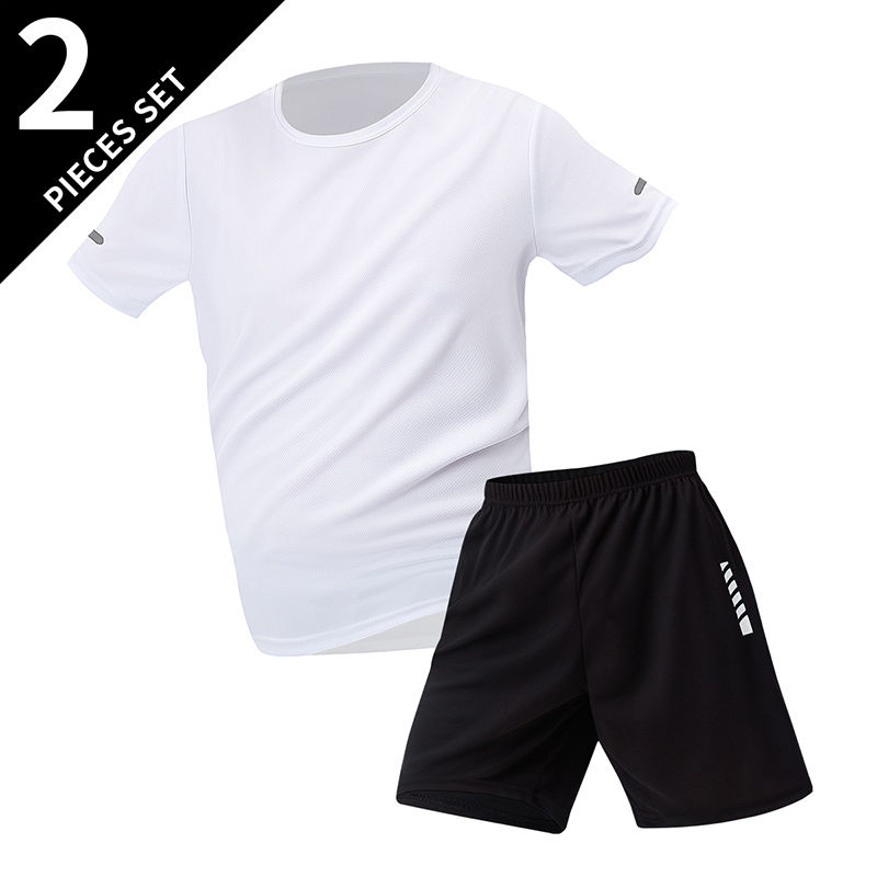 Thumbnail: 2/6 Pack Plus Size Men's Quick-drying Short-sleeved Shorts Suit Men's Leisure Sp