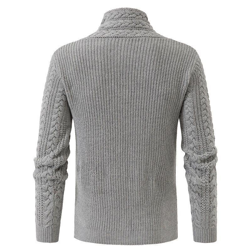 Thumbnail: Long-sleeved Knit Sweater for Men, European and American Plus Size Sweater, Loos