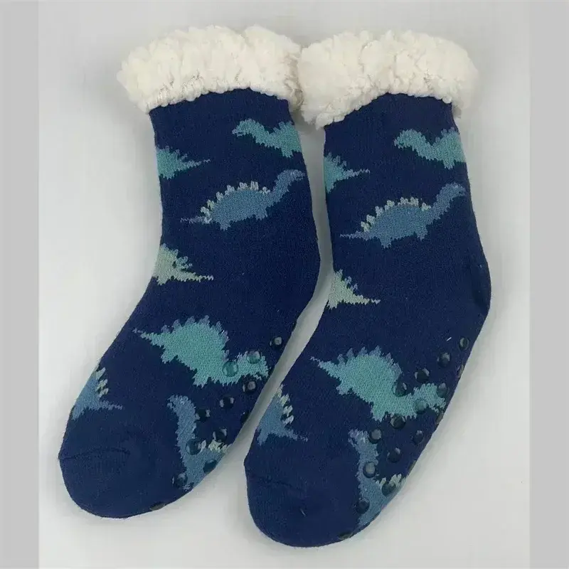 Thumbnail: Fuzzy Fluffy Sock Women Winter Christmas Gift Warm Plush Non slip Home Sleeping 