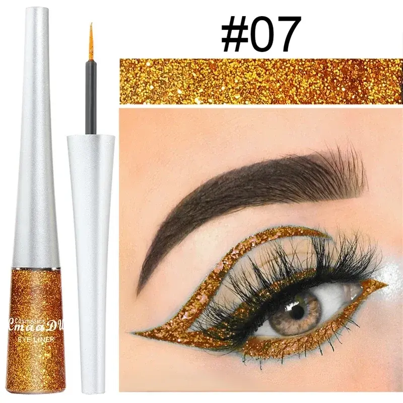 Thumbnail: Liquid Blue Eyeliner Pencil Ultra-thin Long Lasting Quick Dry Smooth Rainbow Col