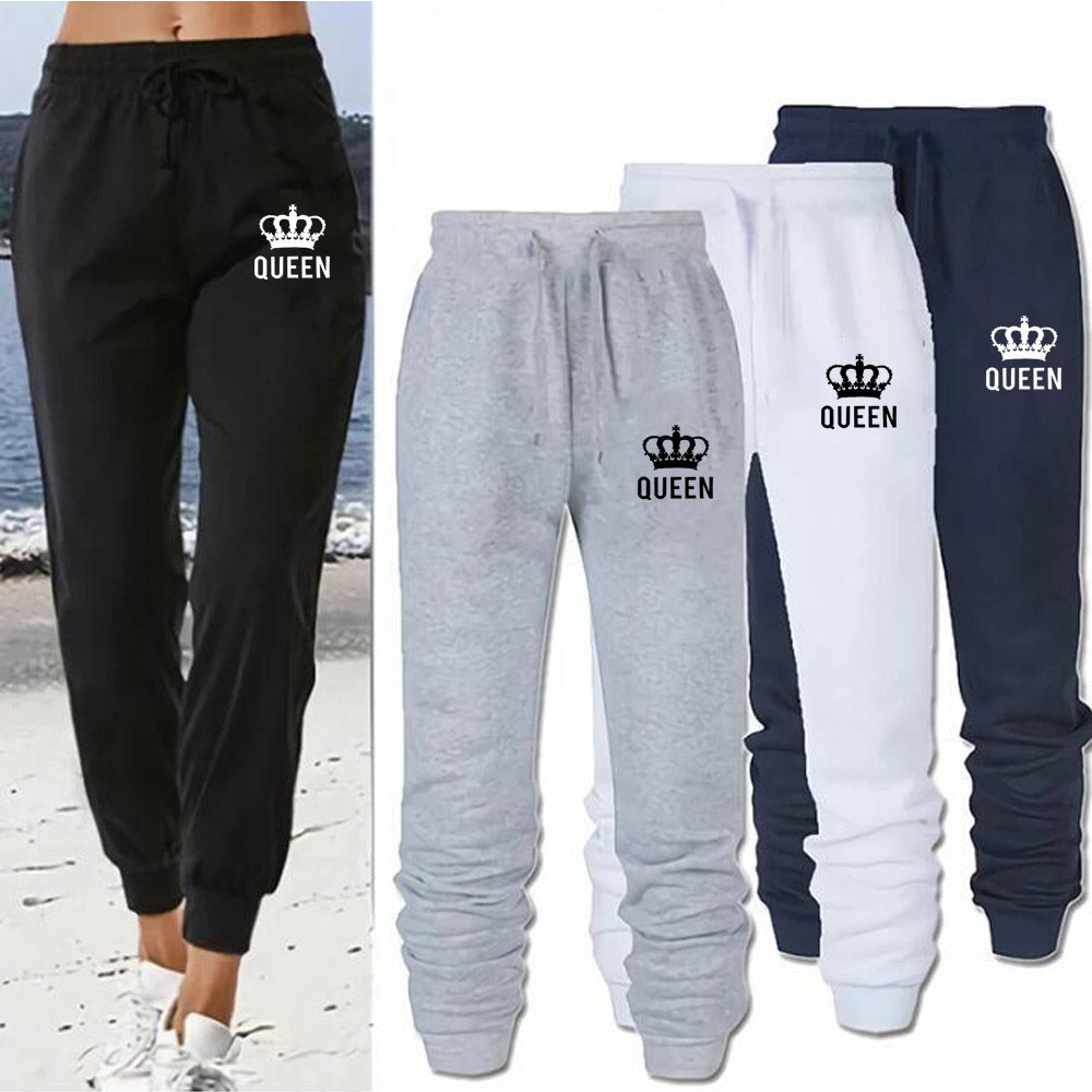 Female Printing Casual Versatile Women Pants Trendy Hip Hop Trousers With Drawst