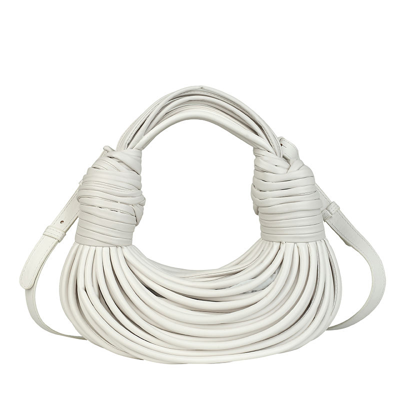 Thumbnail: MOODS Luxury Evening Purses For Women Golden Noodle Knot Design Dinner Party Clu