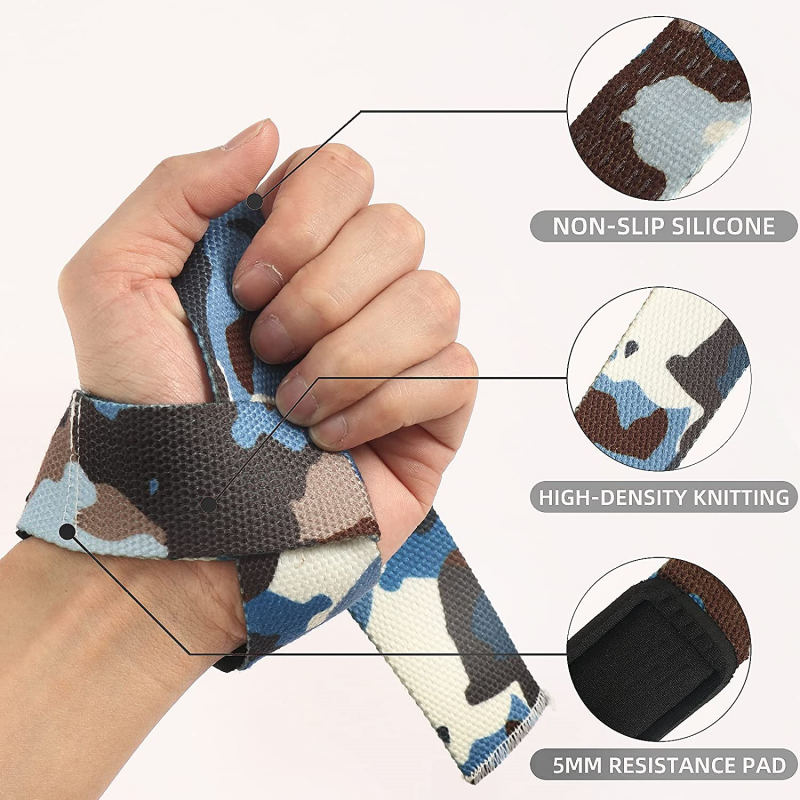 Thumbnail: 2PCS Weightlifting Booster Belt Wrist Straps Strength Training Non-slip Gym Fitn