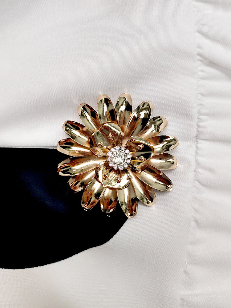 Thumbnail: Modigirl Women Midi Shirts Dress 2024 Summer Short Sleeves Black and White Polka