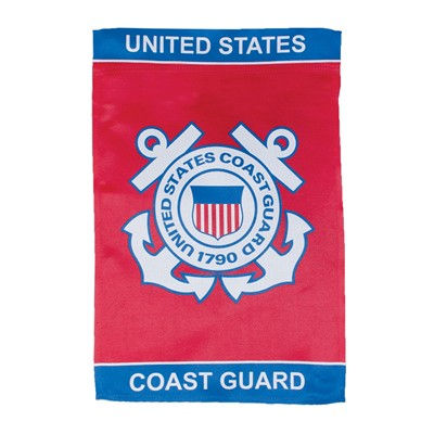 U.S. Coast Guard Lustre Garden Flag