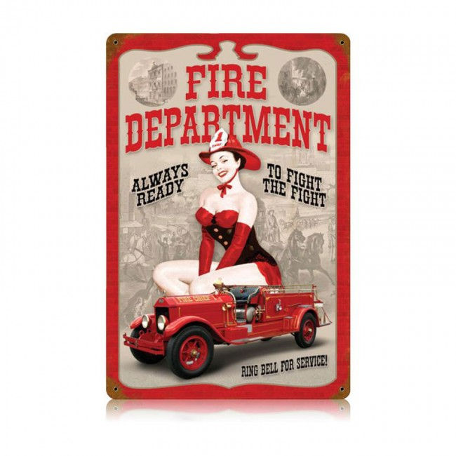 Fire Department Pin Up (V517)