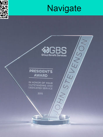 Deep etch award, reverse etch personalization, stylish corporate award, unique award corporate, amazing software idea award, budget friendly modern award