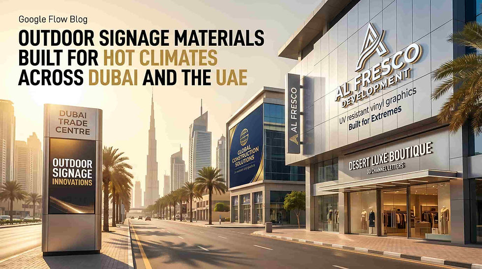 Outdoor Signage - Signage Board