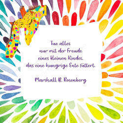 5. Tue alles nur mit der Freude eines kleinen Kindes...