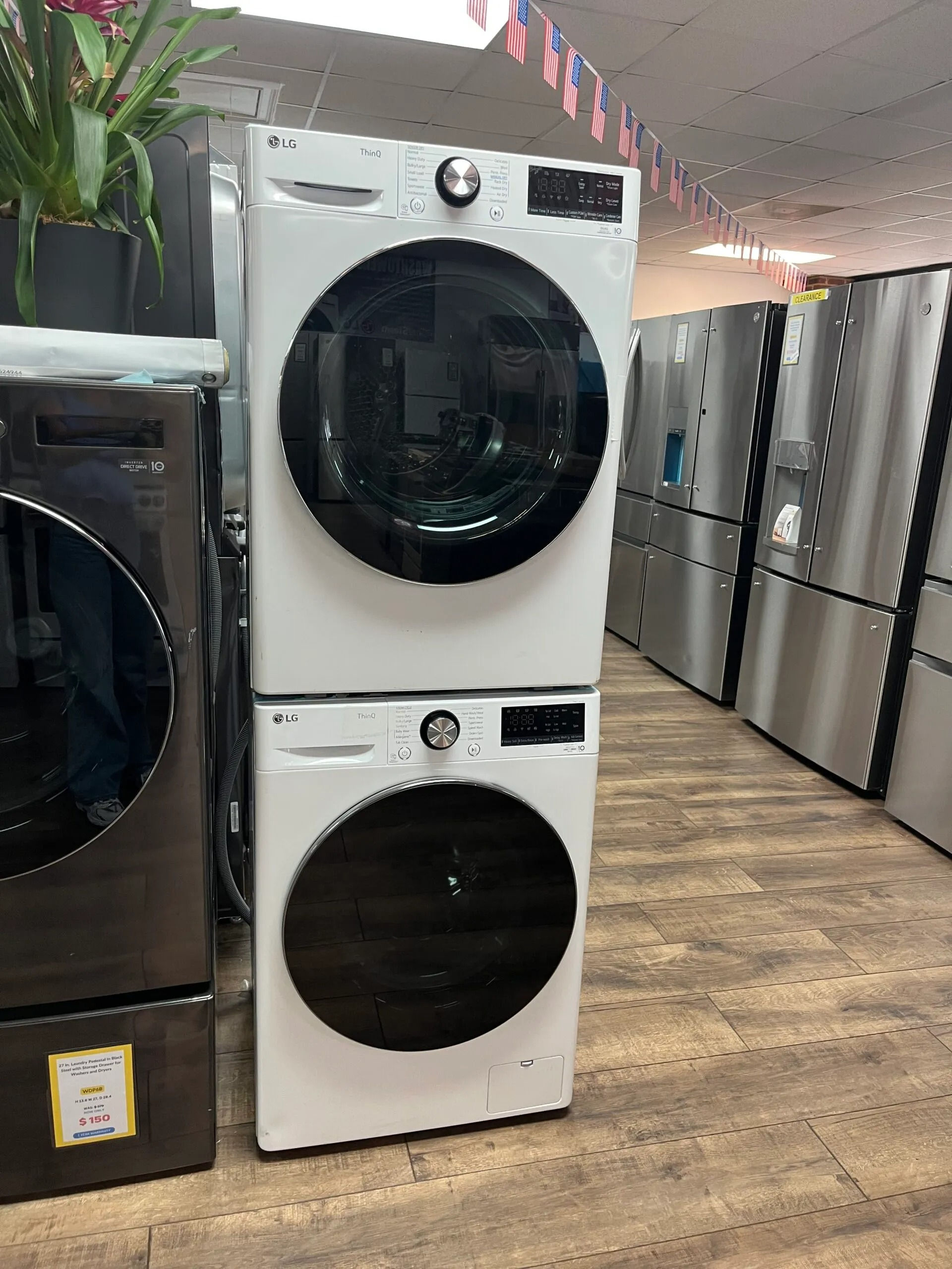 24 in. W 4.2 Cu. Ft. Ventless Stackable Compact SMART Electric Dryer