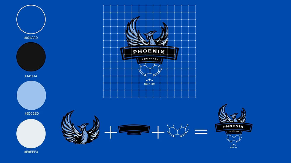 Phoenix Logo. Color Coconut Agency