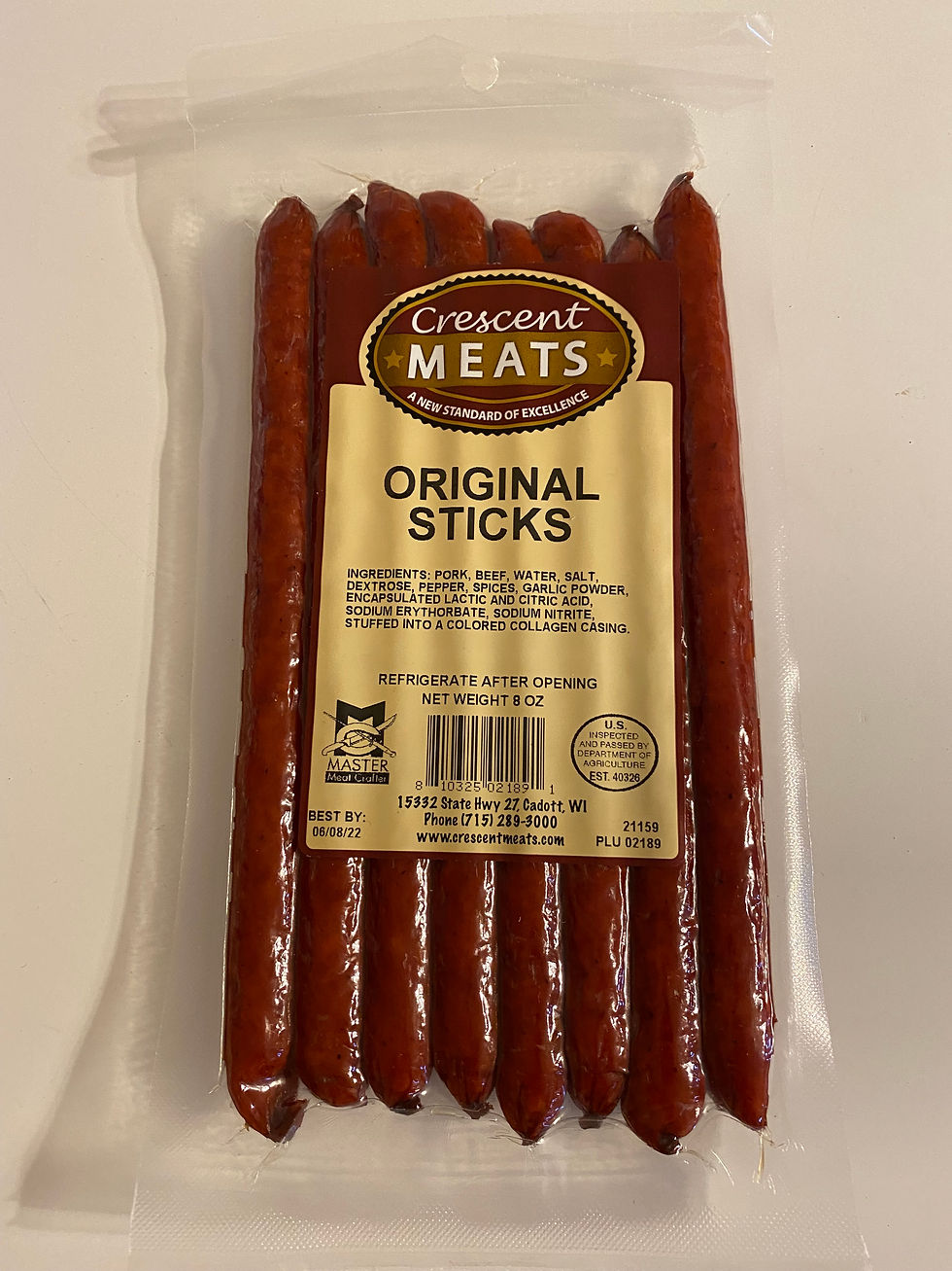 Beef Snack Sticks, ORIGINAL (Hunter's) - 8 Oz