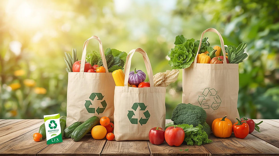 How Do Biodegradable Grocery Bags Benefit the Environment?