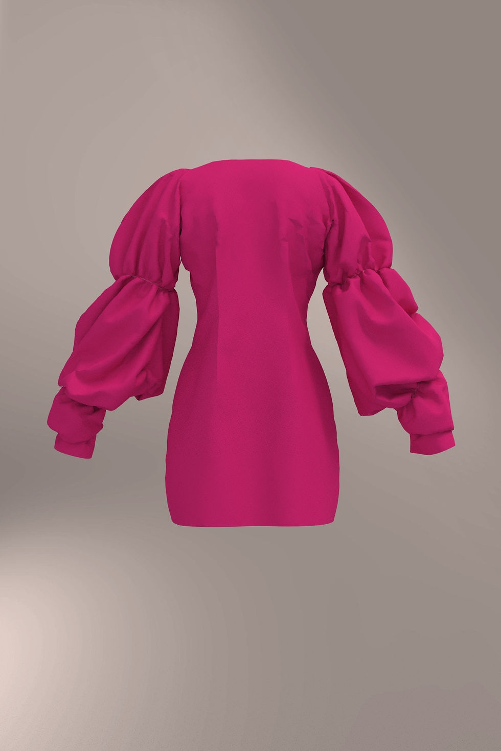 Thumbnail: C Dress w/Volume Sleeves