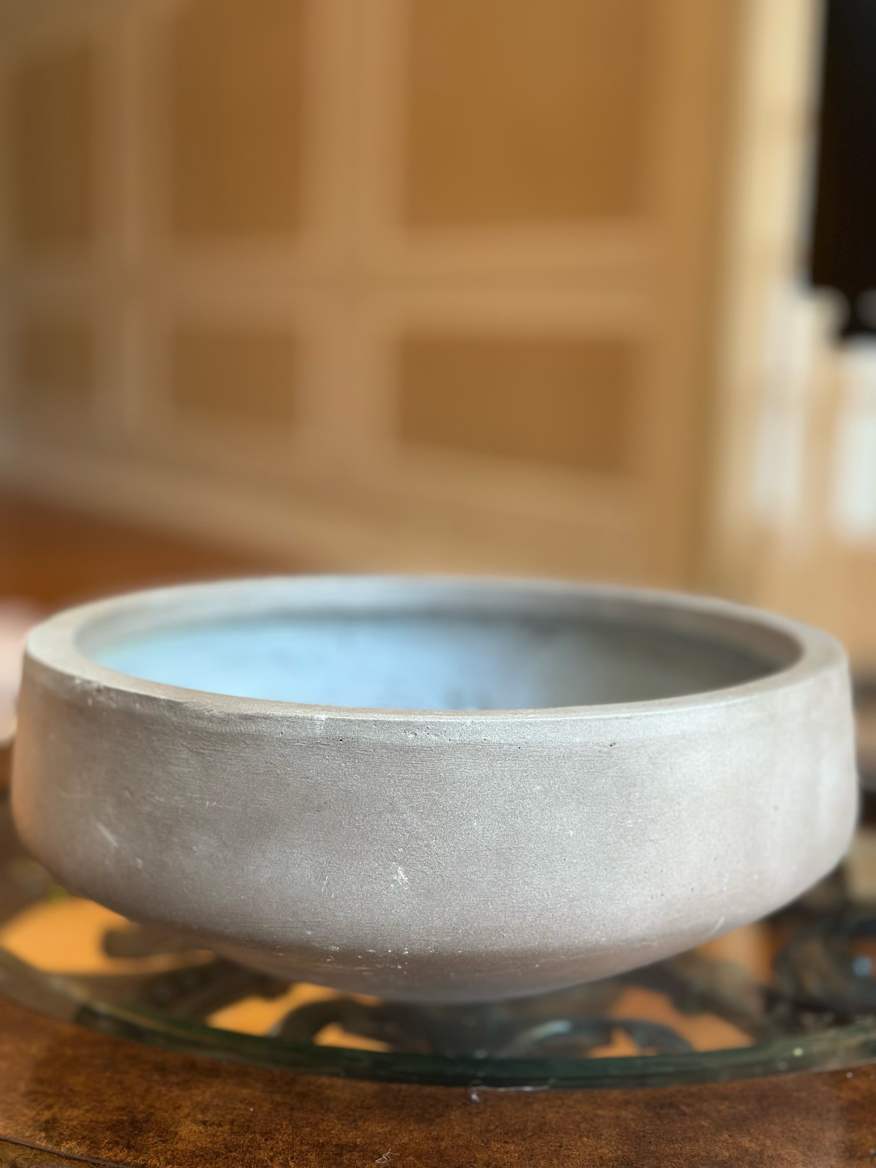 Frosted Stone Pot