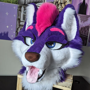 Rye headshot with eyelids and tongue. 