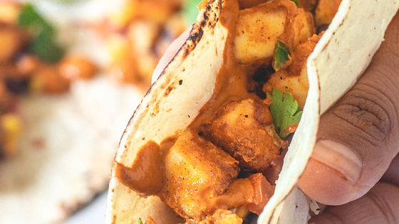 Peri Peri Paneer Tacos