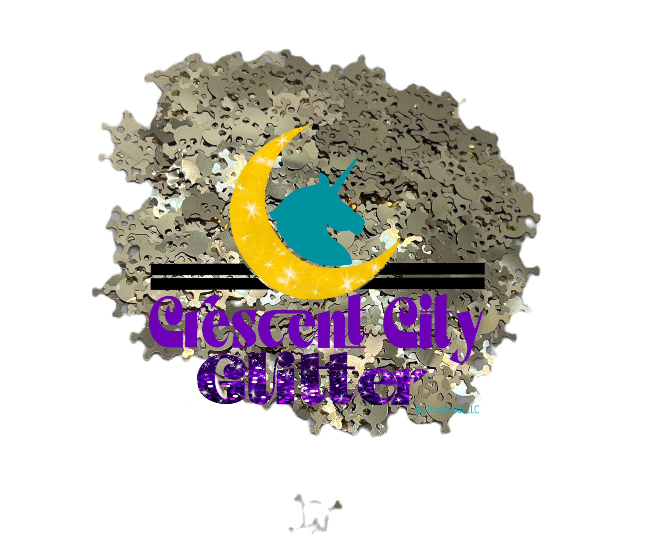 Gold Skull & Bones (Shapes) - CGS009