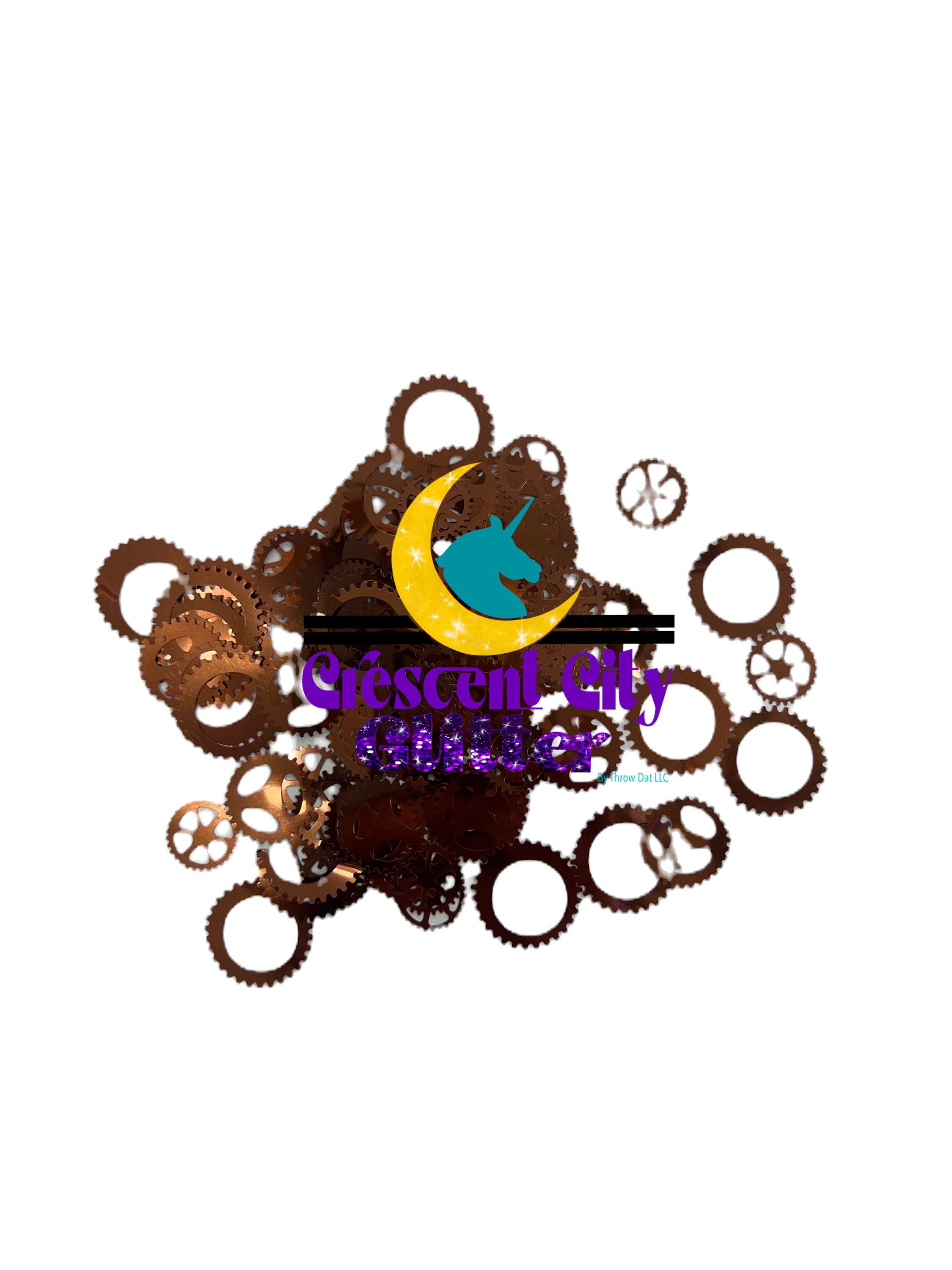 Copper Metallic Gears Mix (Shapes) - CGS107