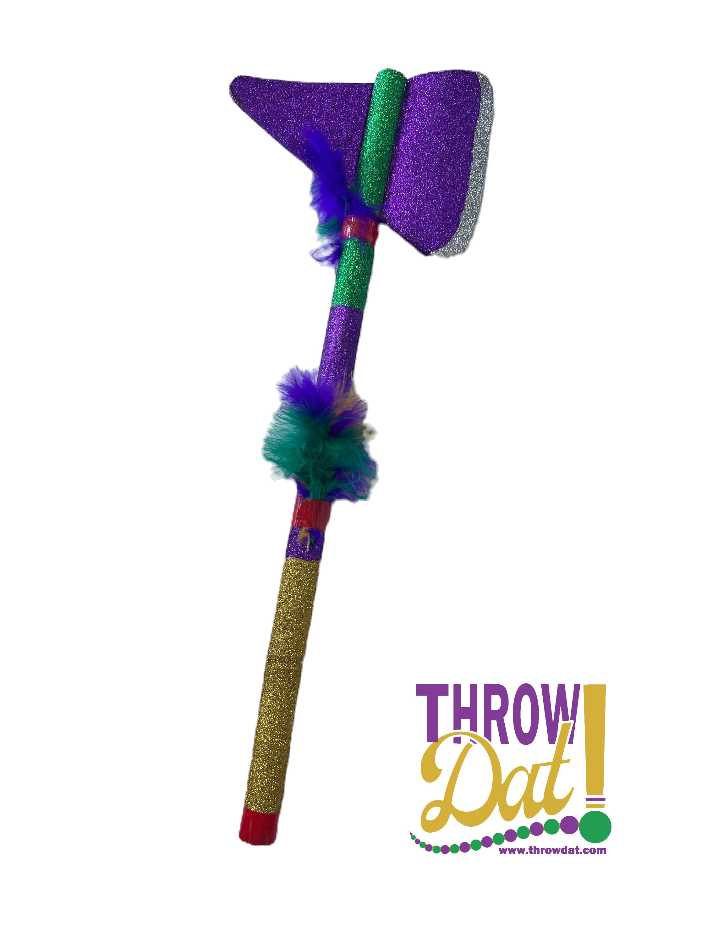 19" Glittered Tomahawks - PGG (12 Pieces)
