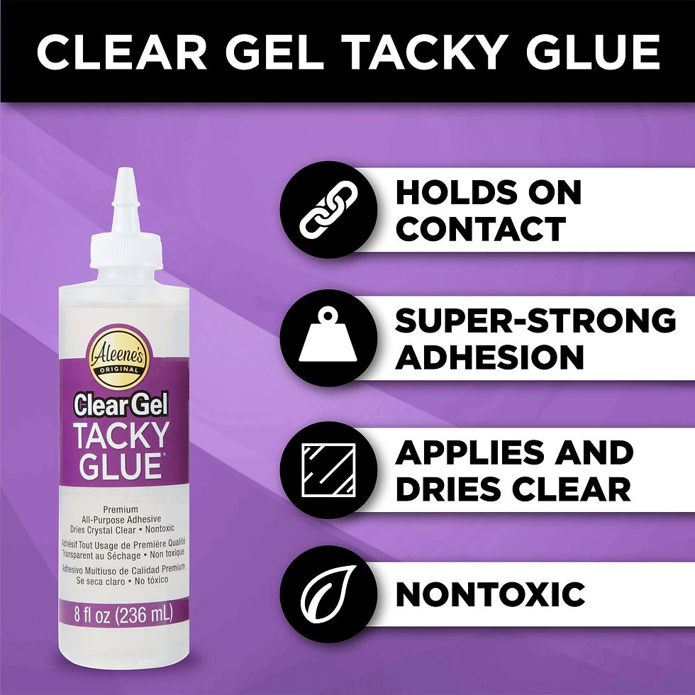 Thumbnail: Aleene's Clear Gel Tacky Glue 1 (8 fl. oz.) Bottle