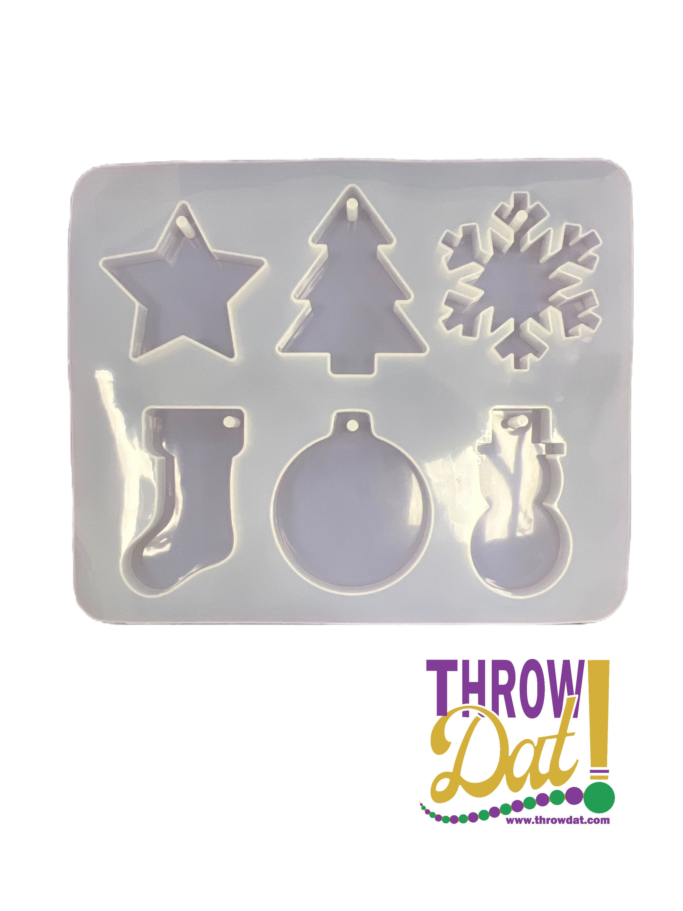 Silicone Mold - Holiday Ornaments