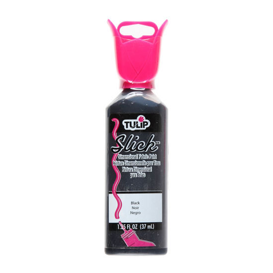 Tulip Dimensional Fabric Paint Slick Black 1.25 oz.